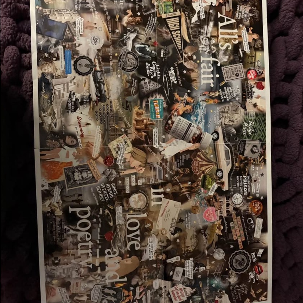 Taylor Swift TTPD 1000 piece puzzle